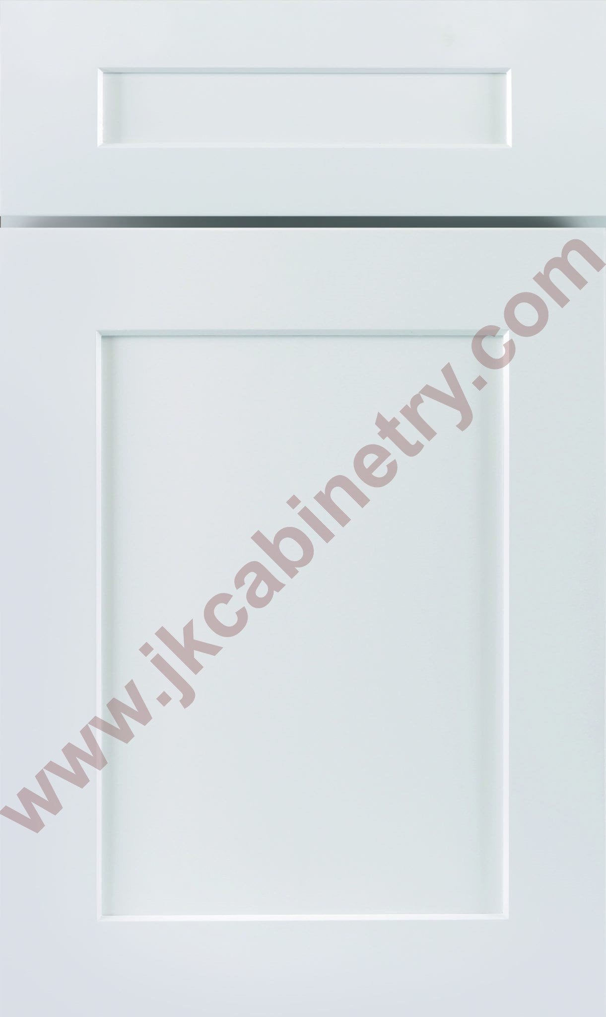 J&K White Shaker cabinet door