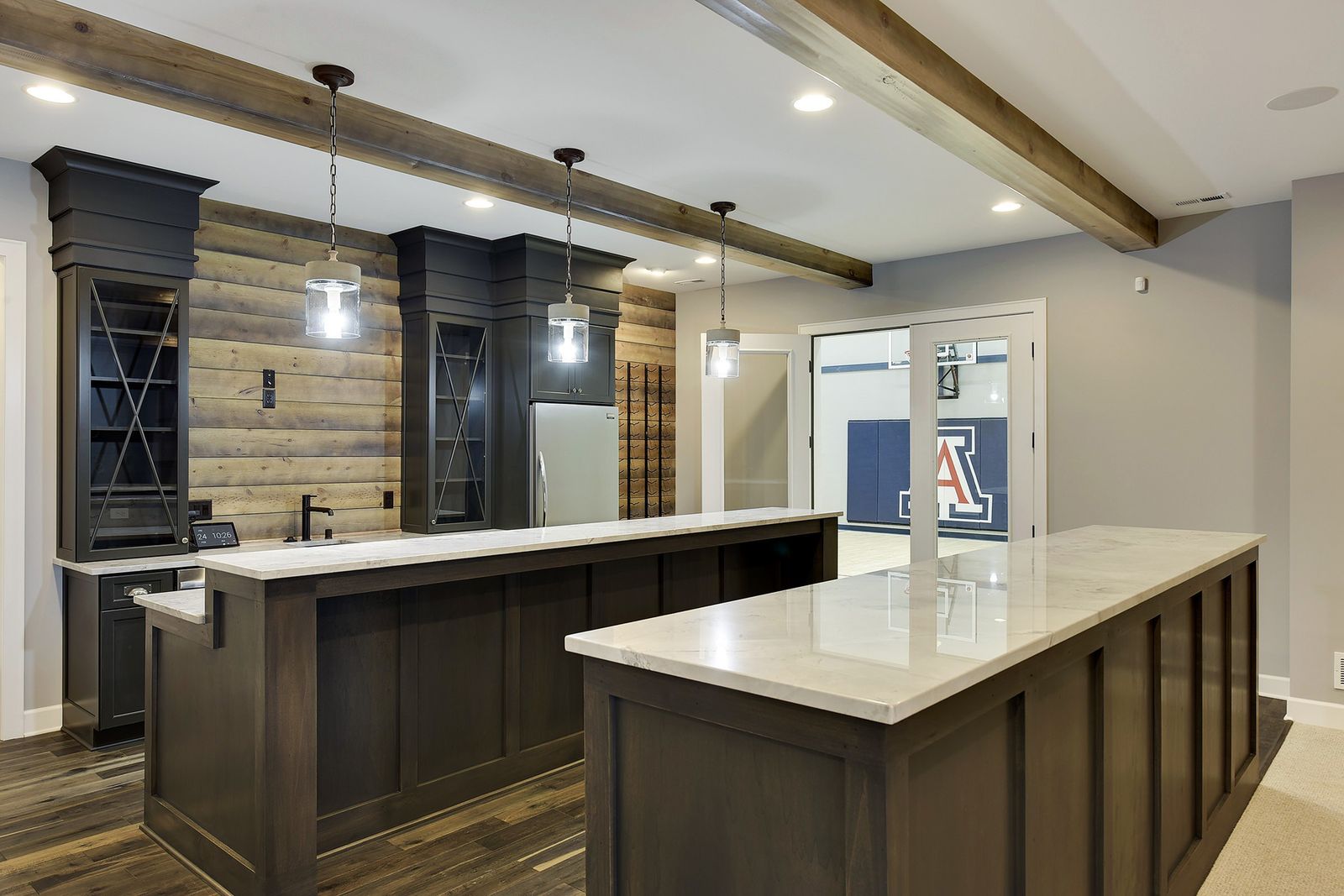 Shorewood Retreat lower bar — Bars & Basements