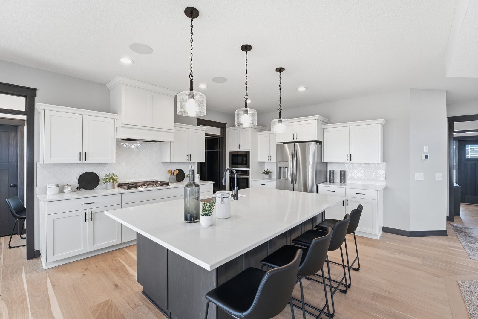 Lakeville island kitchen — Kitchens