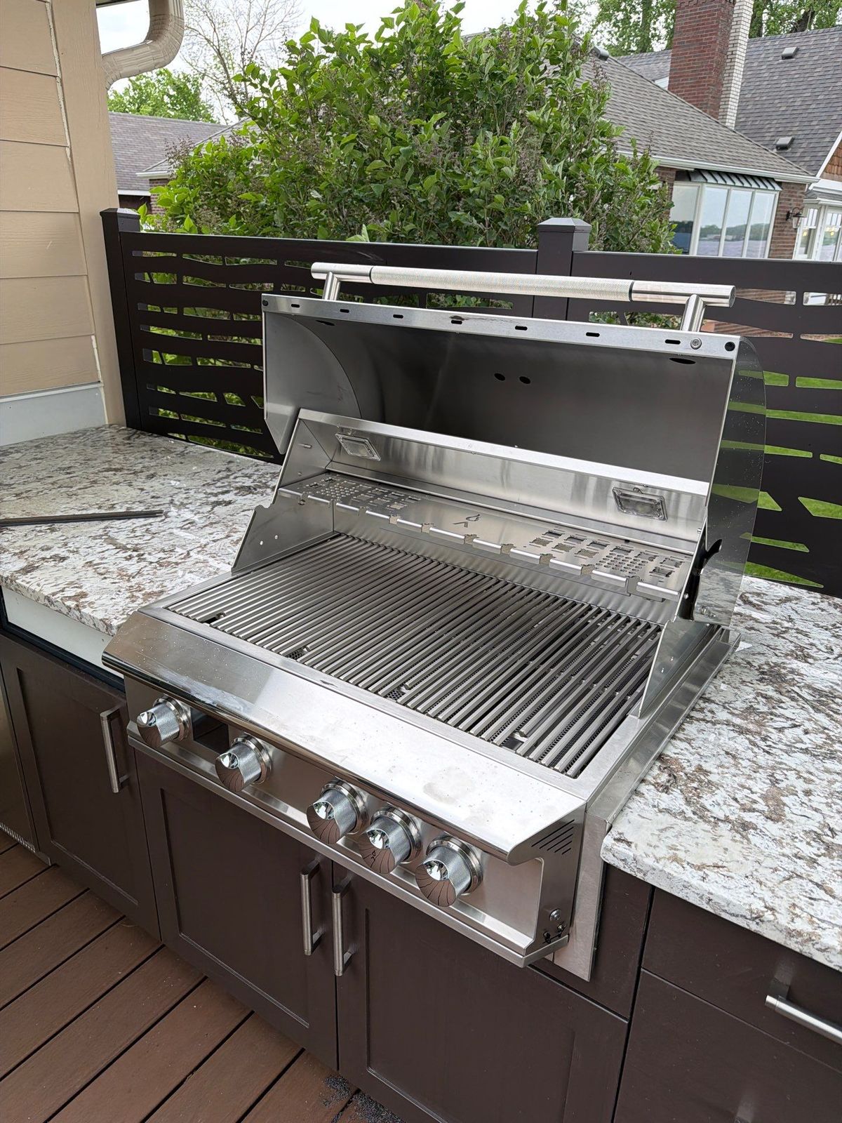 Outdoor grill island — Outdoors
