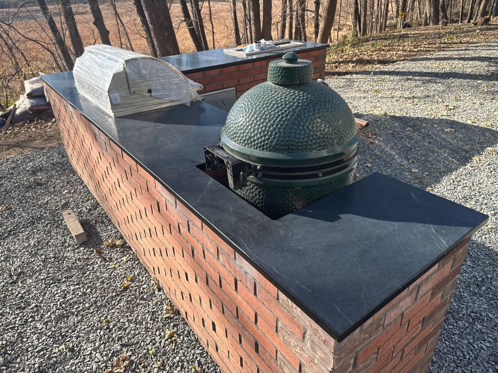 Green Egg station — Outdoors