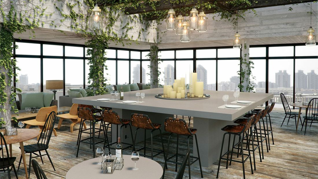 4004 Raw Concrete quartz countertops installed in a home