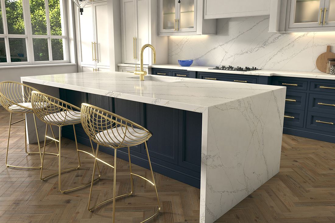 Estate Quartzite quartz countertops installed in a home