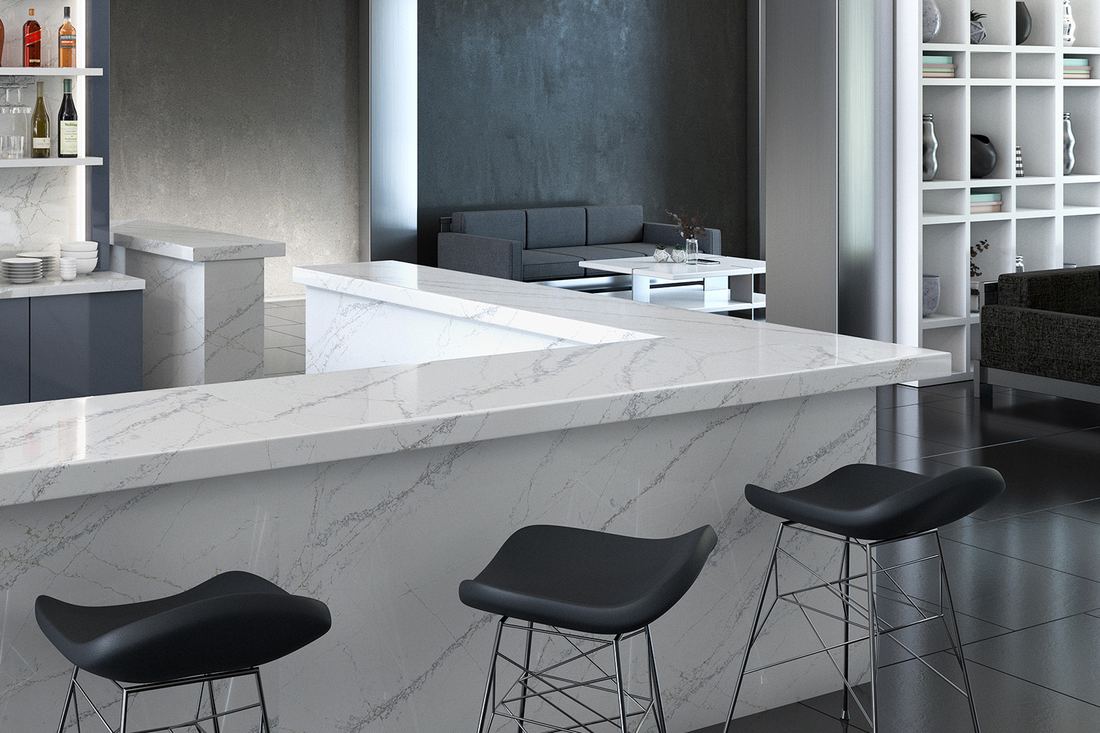 Estate Quartzite quartz countertops installed in a home