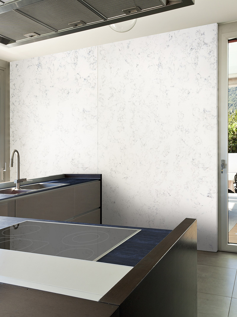 Neve quartz countertops installed in a home