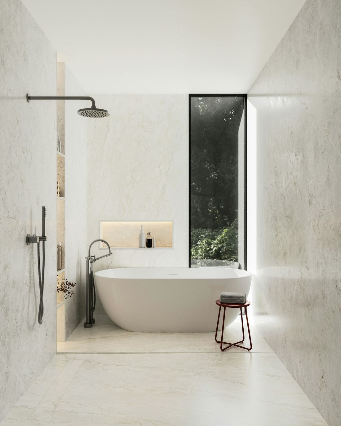 Evok dekton countertops installed in a home