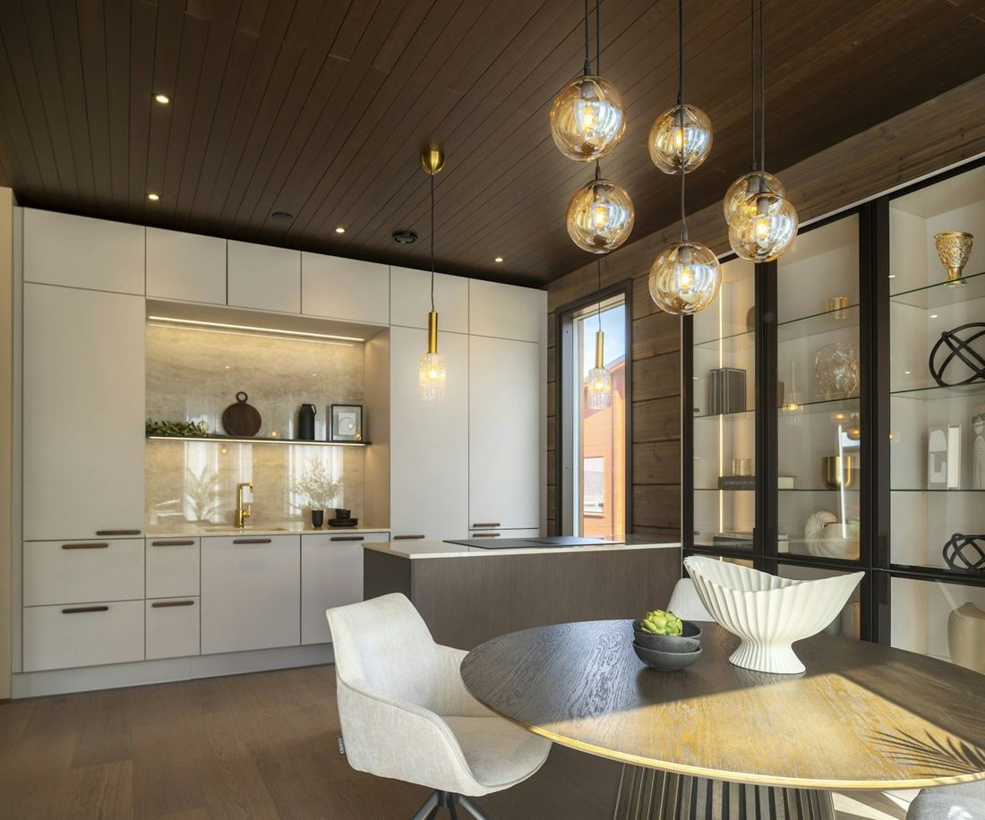 Kelya dekton countertops installed in a home