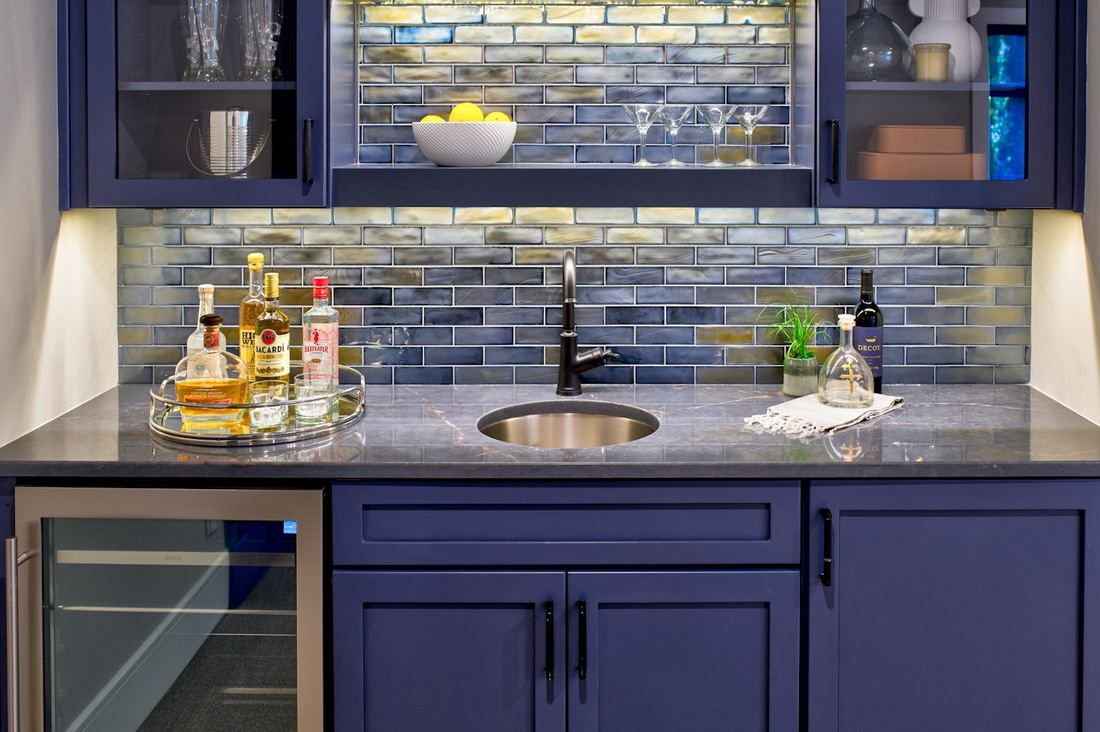 Lucid dekton countertops installed in a home