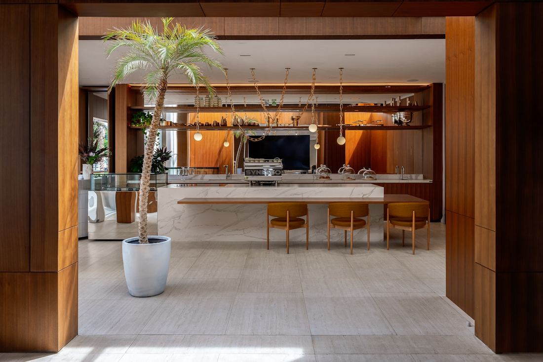 Morpheus dekton countertops installed in a home