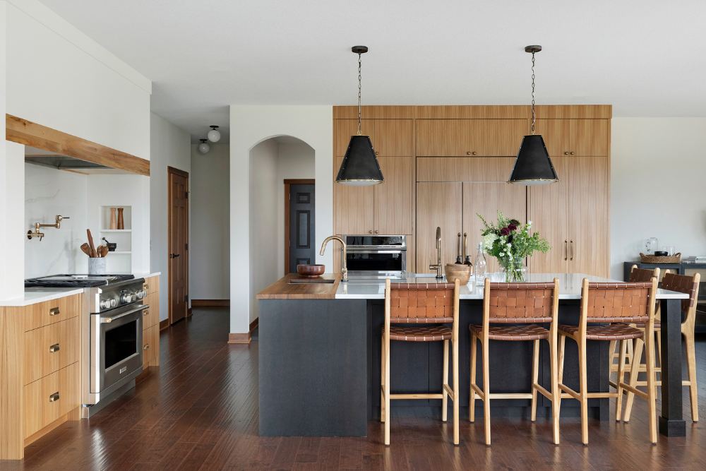 Calacatta Gold quartz countertops installed in a home