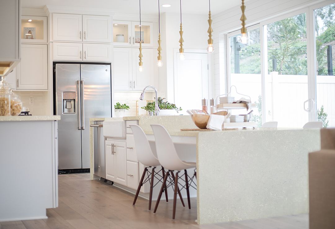 Coast quartz countertops installed in a home