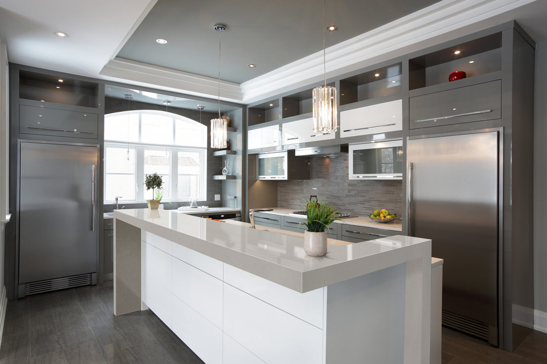 Metropolitan quartz countertops installed in a home