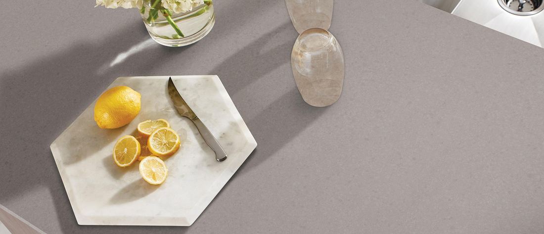 Concerto quartz countertops installed in a home
