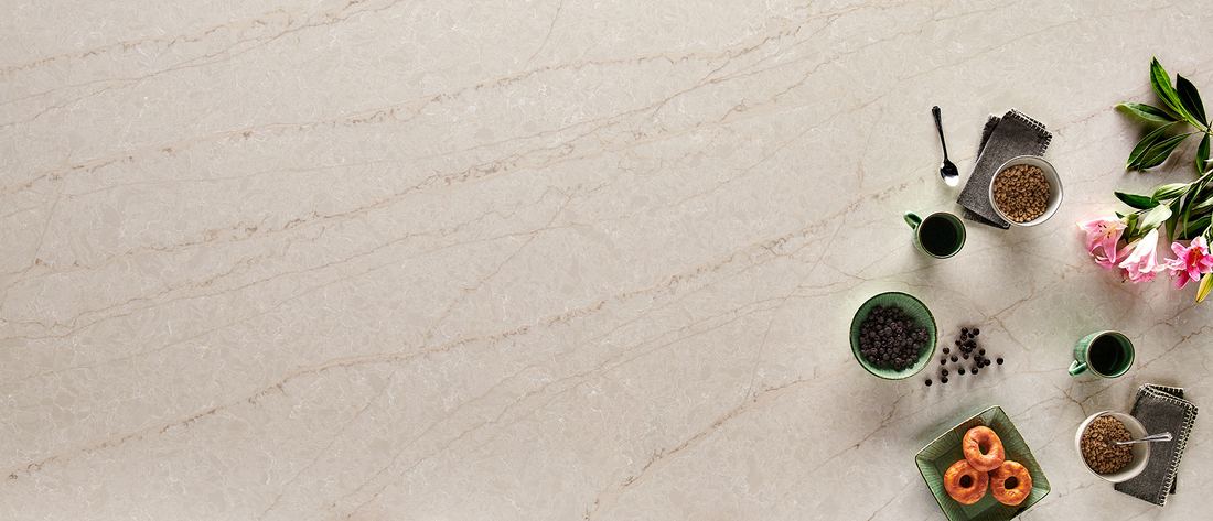 Lumataj quartz countertops installed in a home