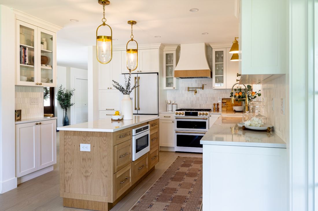 Blanc Elysee quartz countertops installed in a home