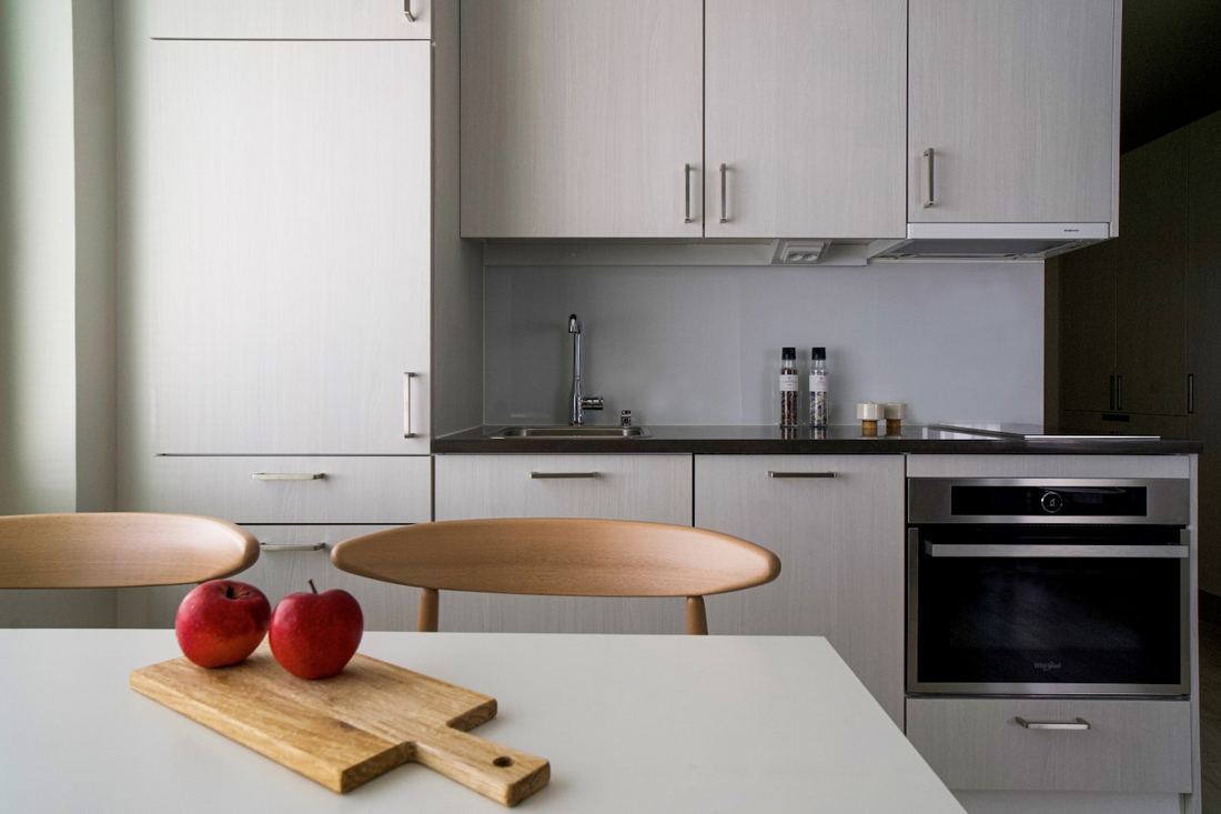 Calypso quartz countertops installed in a home