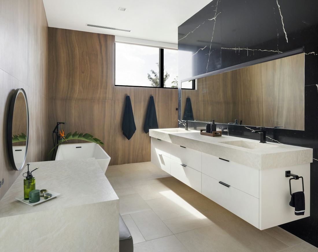 Ethereal Glow quartz countertops installed in a home