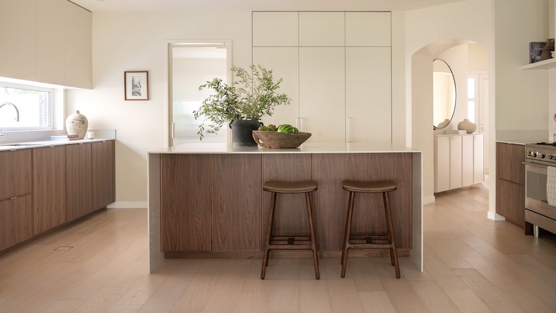 Lime Delight quartz countertops installed in a home