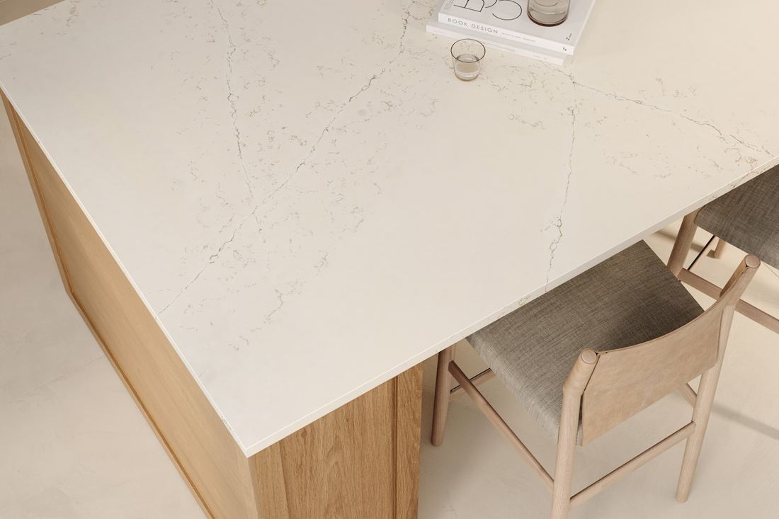 Siberian quartz countertops installed in a home