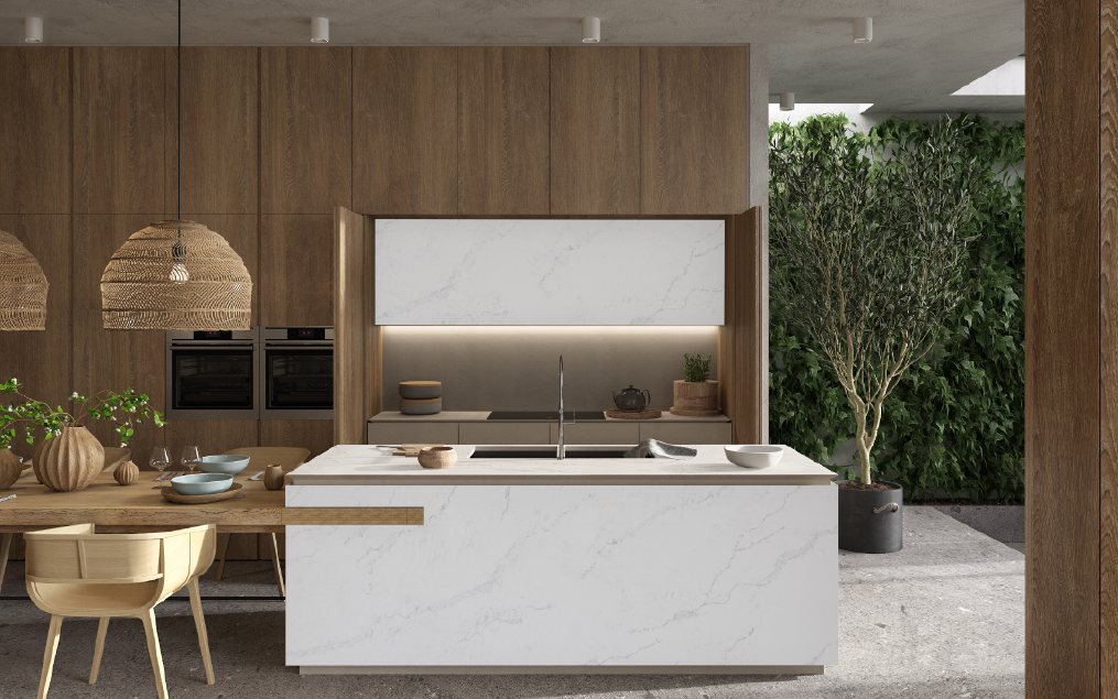 Calgary quartz countertops installed in a home