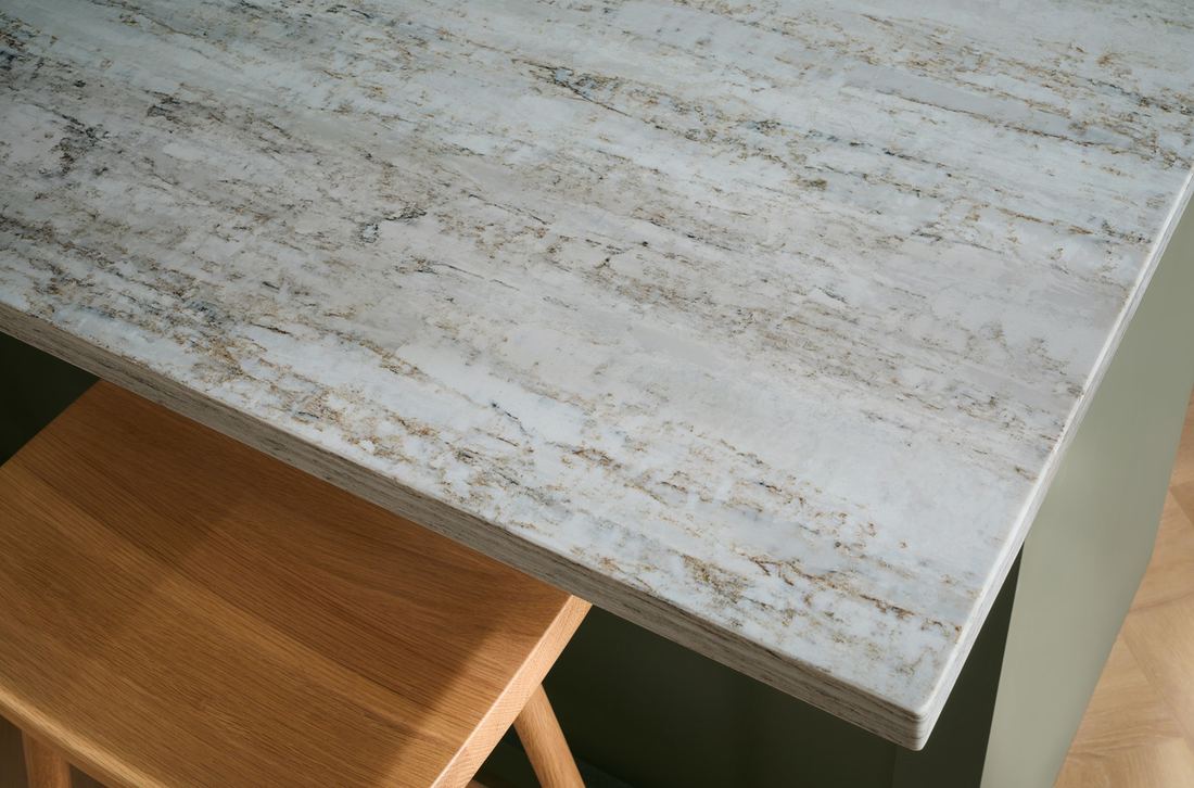 Apennines quartz countertops installed in a home