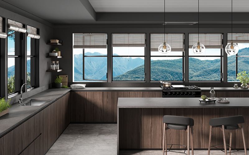 Sonoro quartz countertops installed in a home
