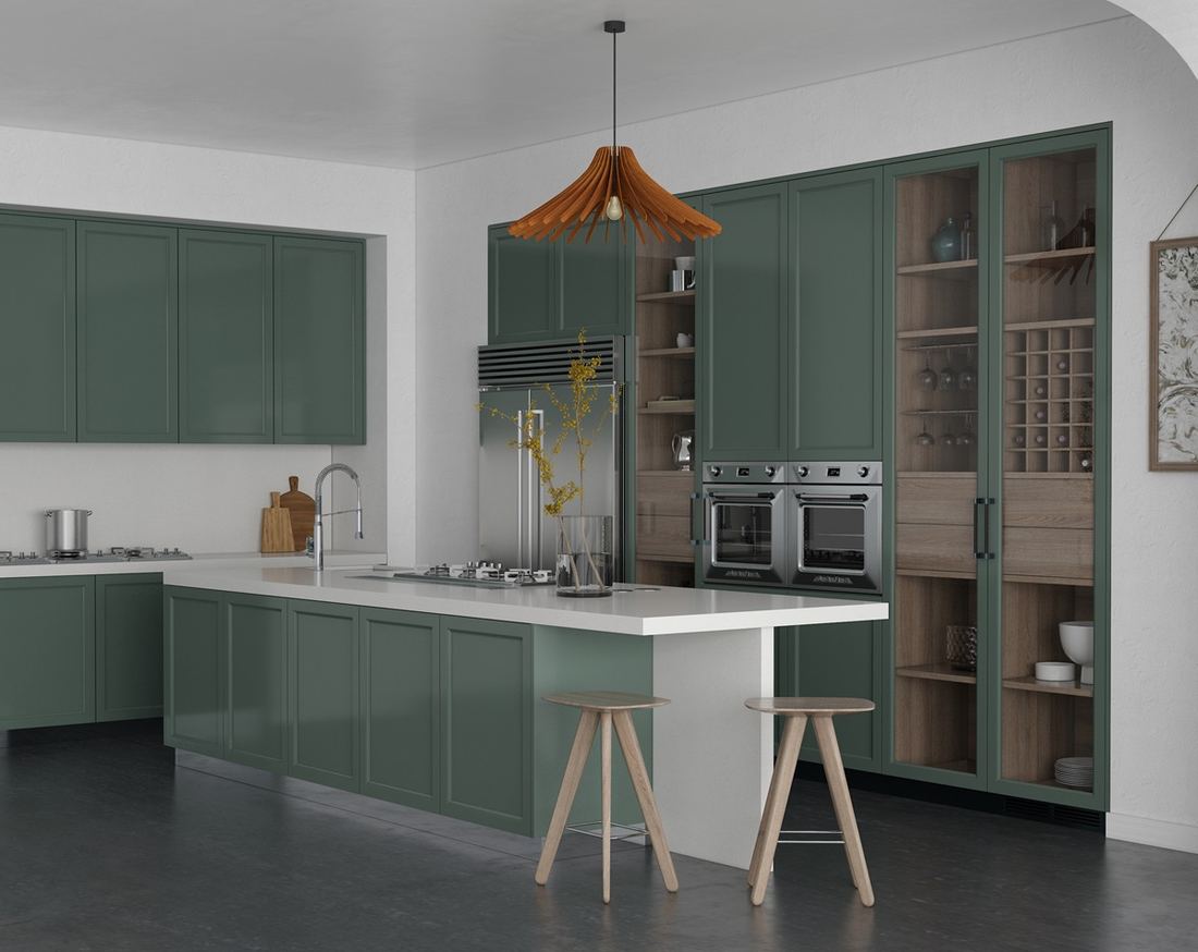 Alpine quartz countertops installed in a home