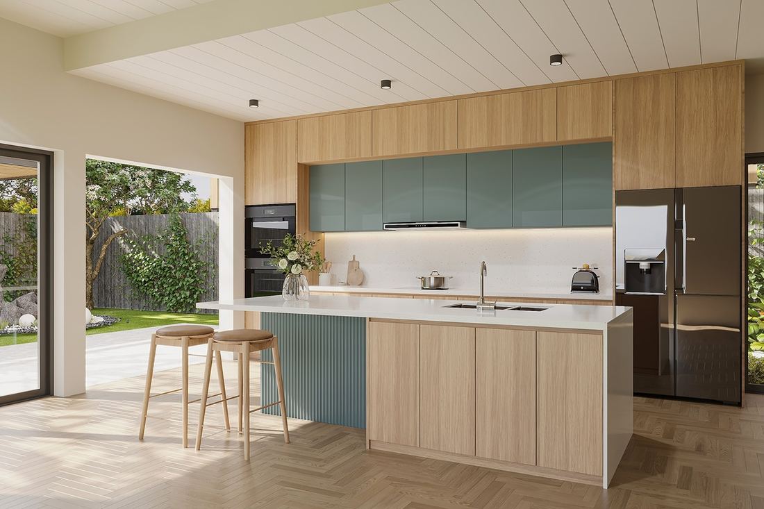 Alpine quartz countertops installed in a home