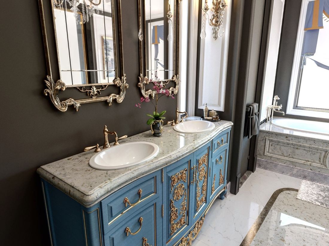 Bianco Romano quartz countertops installed in a home