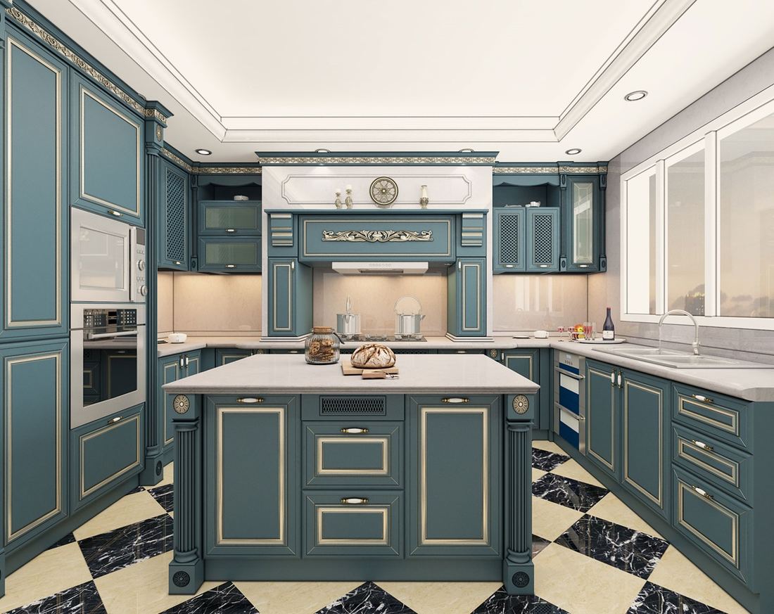 Ceres quartz countertops installed in a home