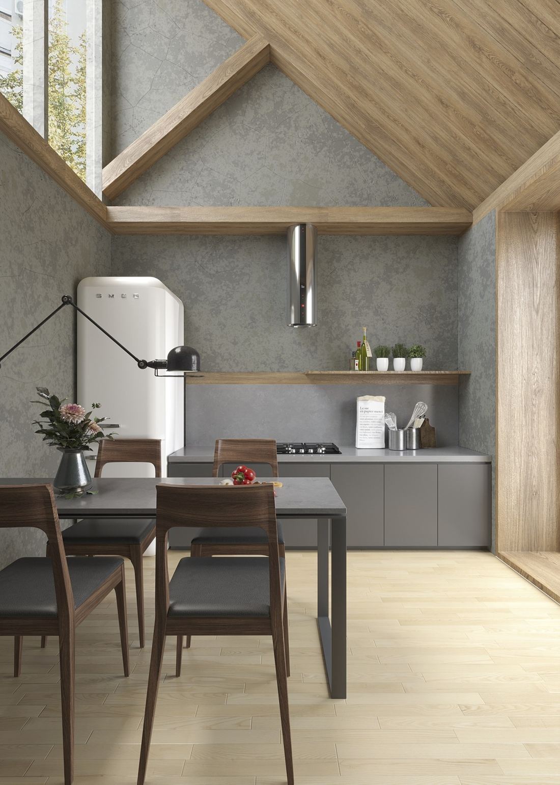 Concreto quartz countertops installed in a home