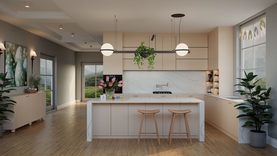 Covelani quartz countertops installed in a home