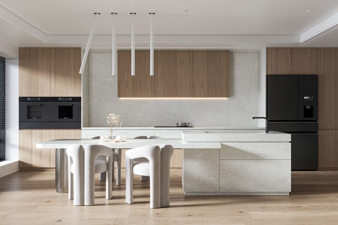 Sollight quartz countertops installed in a home