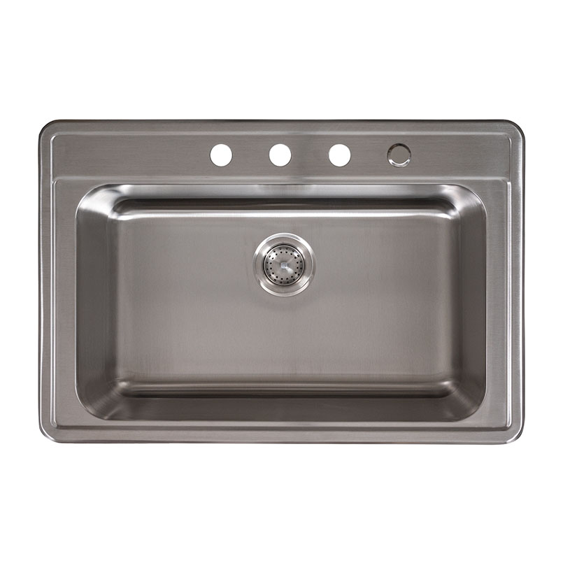 Overmount Single Bowl 33×22