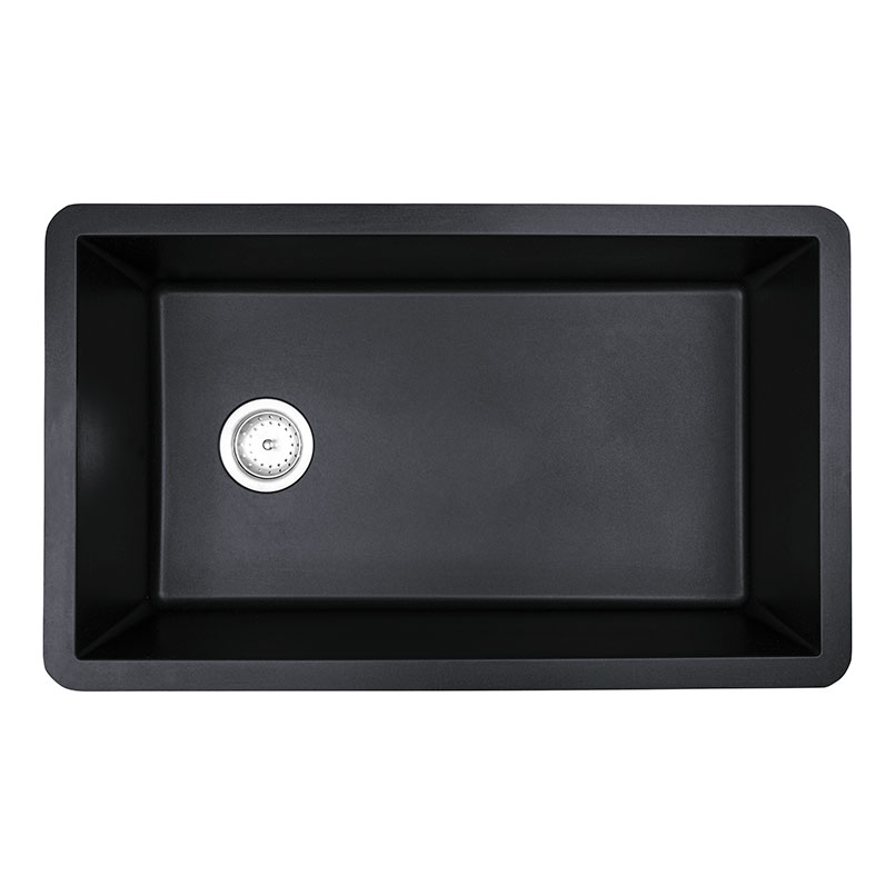 Black Quartz Single Bowl 31×19