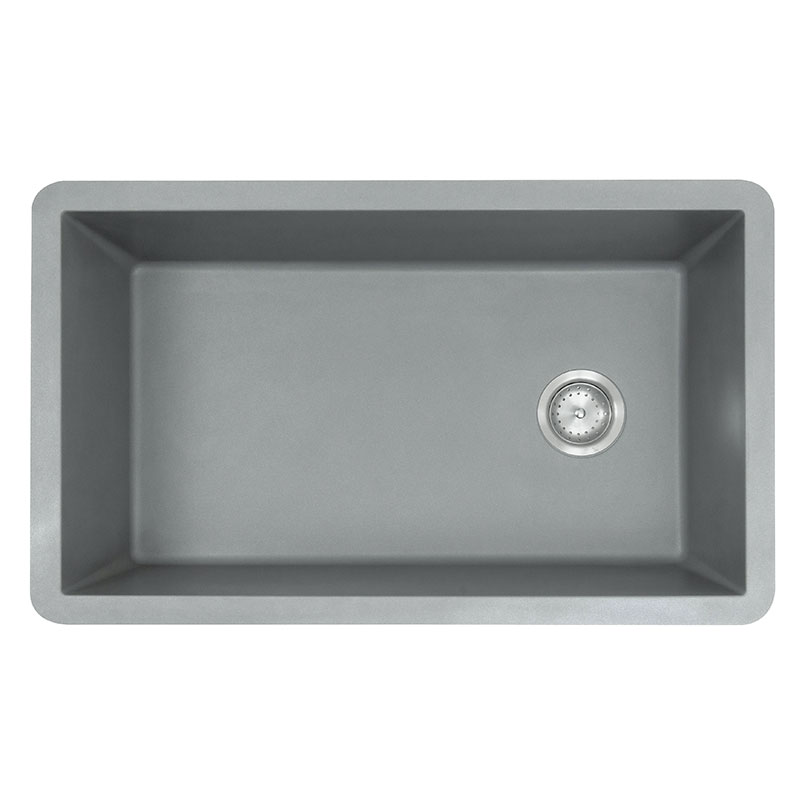 Gray Quartz Single Bowl 31×19
