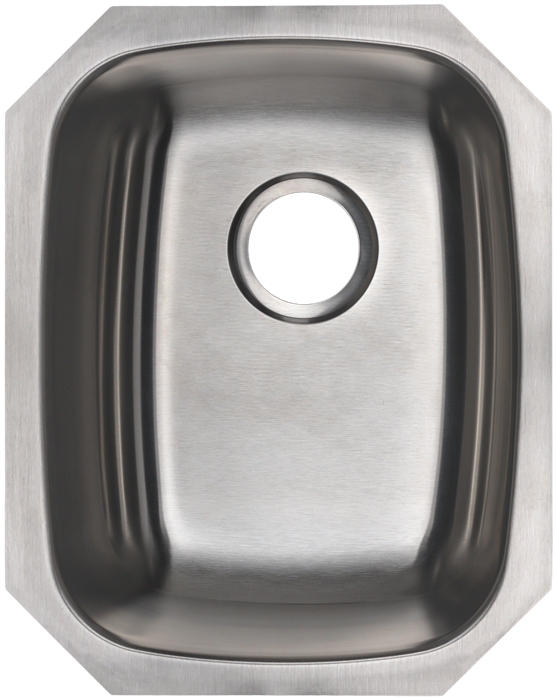 18G Standard Stainless Steel Undermount 18×15 Bar Sink