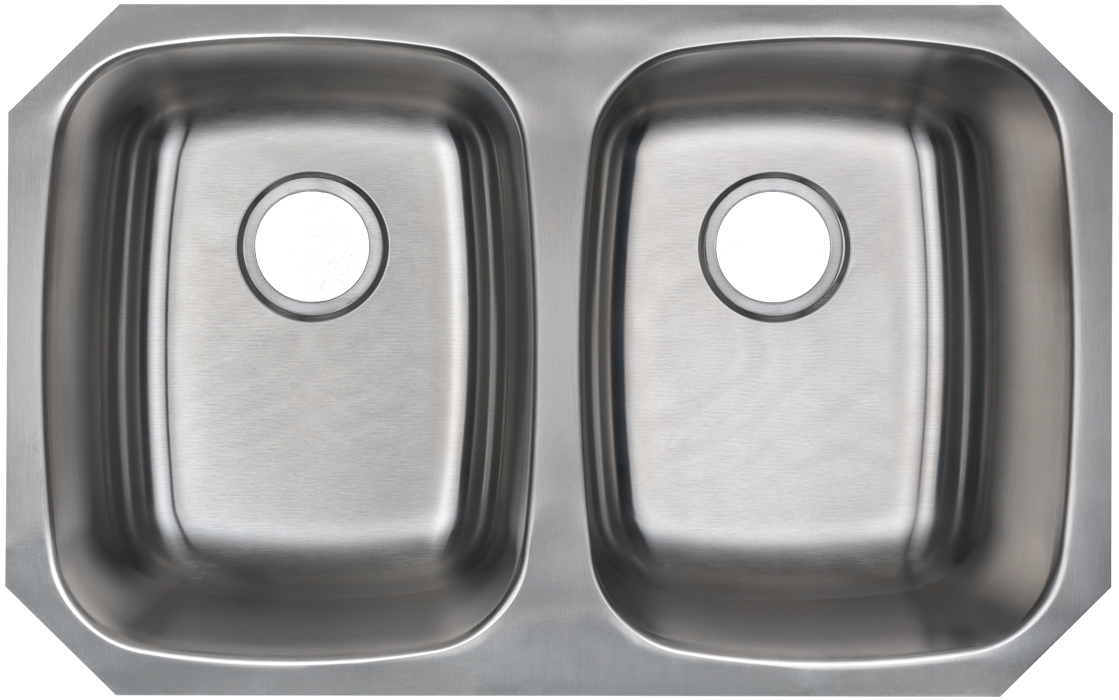 Standard Stainless Steel Undermount 40/40 Sink