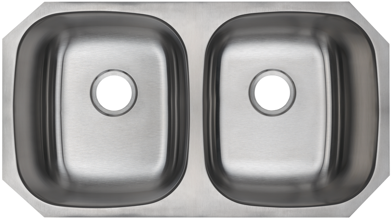 Standard Stainless Steel Undermount 50/50 Sink